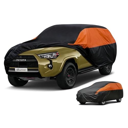 Toyota Car Cover Custom Fit Toyota 4Runner Waterproof All Weather for Automobiles, Lightweight Full Exterior Cover Outdoor Sun UV Rain Dust Snow Wind