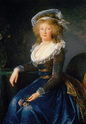 Toile Marie-Thérèse de Naples Vigée Le Brun pour créer une ambiance galerie d'art chez soi