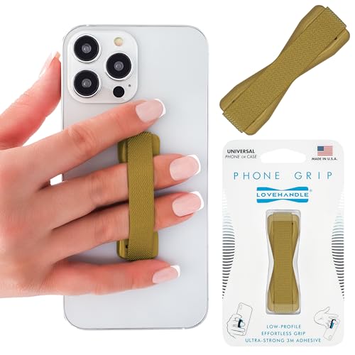 Image of LOVEHANDLE Original Universal Phone Grip - Solid Gold