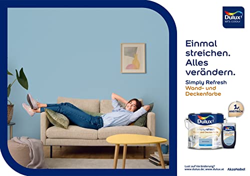 Dulux Simply Refresh, Wand- und Deckenfarbe, Verkehrsweiß RAL9016, Tester 30ml