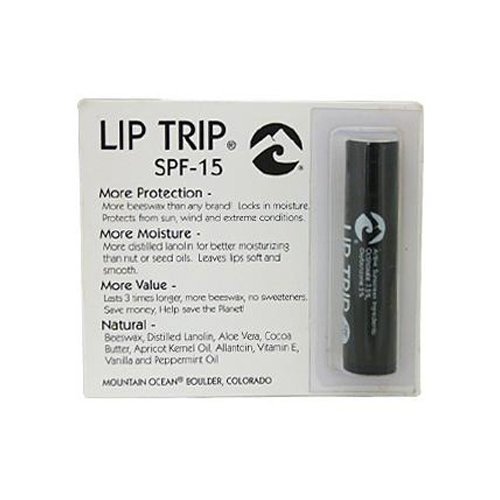 Mountain Ocean - Lip Trip Lip Balm - SPF15 - Case of 12 - 0.165 oz.
