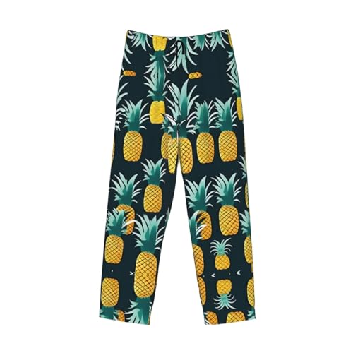 Pantalon de pyjama ananas taille M : finis les bas de nuit serrés qui tiennent chaud - 4