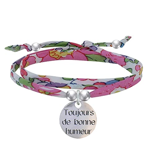 Bracelet Liberty Les Poulettes Bijoux et médaille en argent pour sublimer vos tenues