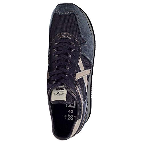 Munich Scarpa NOU 103 da Uomo Blu/Beige in Pelle e...