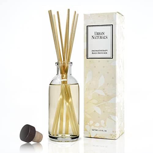 Urban Naturals Reed Diffuser Set, Gardenia Blossoms - Bathroom Shelf Décor by Urban Naturals - Used condition - US$12.89
