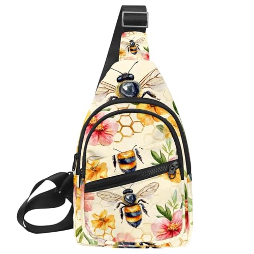 Mochila cruzada bandolera pequeña de 30cm multicolor hombres y mujeres
