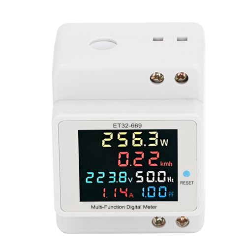 Medidor de Horas de Vatios Inteligente Caja de PC Potencia de 22 KW Pantalla de 178° Voltaje del Transformador Frecuencia de Corriente Factor de Potencia Industria Plantas