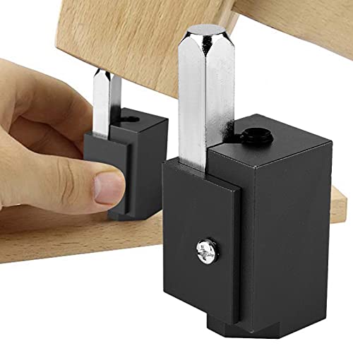 Carpenter DIY Corner Chisel, Corner Punch Chisel, High Accuracy Wood Chisel, for Hinged Mortises Door Lock Recessed(Black) - Image 3