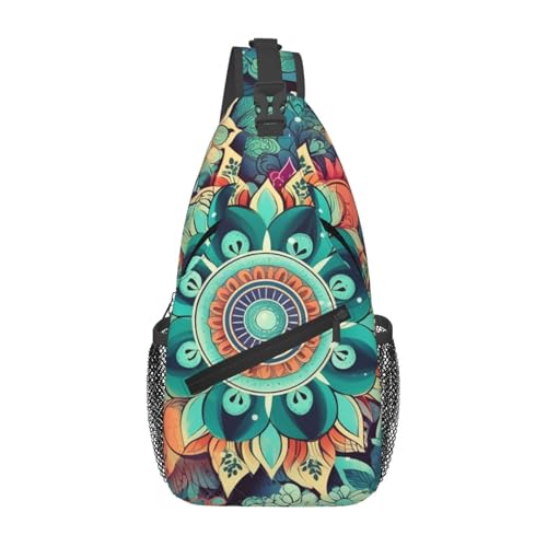 Mochila tipo sling unisex color negro para viaje