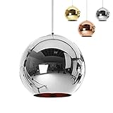 ★ DIY Dekoration: Durchmesser 5,9 Zoll & 7,87 Zoll & 9,84 Zoll, Farbe Silber, Gold, Kupfer für Ihre Auswahl. Installieren Sie eine Reihe von verschiedenen Größen oder Farbe der Pendelleuchte wird Ihnen ein anderes Gefühl; Ein schönes Mittelstück schaffen, das wunderbar in Gruppen von Anhängern funktioniert