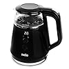 Nelo electric kettle with 5 temperature control presets large digital temperature display multi colored led indicator lights black tea kettle hot water boiler 360 base bpa free 1 liter  urban country home decor