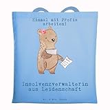 Mr. & Mrs. Panda Tasche Insolvenzverwalterin Leidenschaft - Geschenk, Shopping, Jutebeutel, Strandtasche, Tüte, Tote Bag
