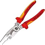 KNIPEX(クニペックス) 1396-200 絶縁エレクトロプライヤー(スプリング付) 1396200