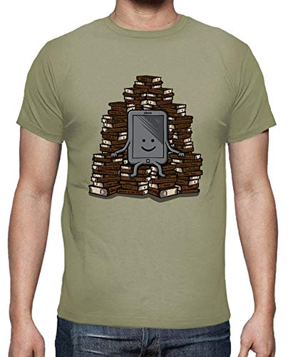 latostadora - Camiseta Ebook Throne para Hombre Caqui S