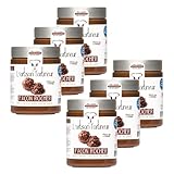 Lot 6x Pâte à tartiner façon rocher - Pot 550g