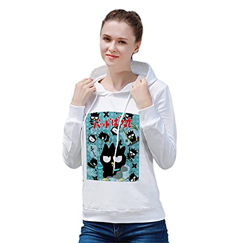 B-ad Badtz Maru-10 Sweaters for Women Pullover Hoodie Tops Casual Long Sleeve 3XL White-Style-7