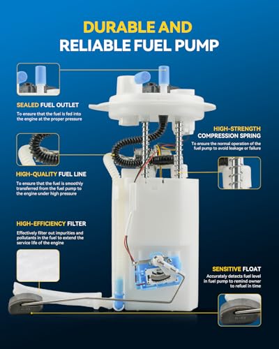 Image of PHILTOP Electric Fuel Pump Assembly FG1188 Fit for Hyundai Sonata
