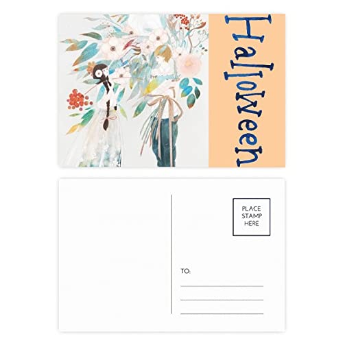 Cartes postales chinoises d'Halloween Boygirl le lot de 20 pièces pour correspondance