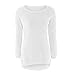 Produktbild iHENGH Damen Womens Lässig Solide Frauen Langarm Pullover Bluse