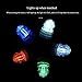 Edearkar LED Fishing Light Underwater 10-Pack Deep Drop Lights Waterproof Diamond Tubular Underwater Colorful Fishing Lure Light Attractants for Tuna Swordfish