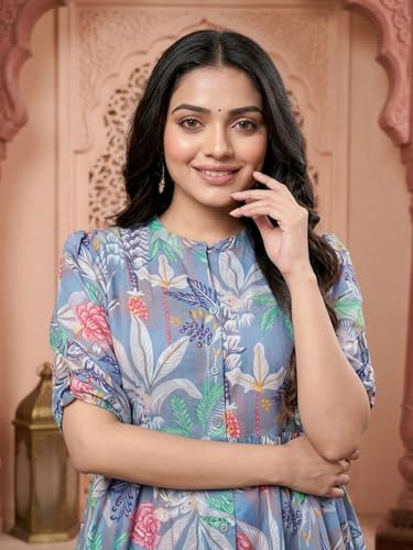 Image of Leriya Fashion Kurta Sets for Woman | Co ord Set for Women Stylish | Kurti Set for Woman | Short Kurti for Women | Kurtis | Ethnic Jaipuri Straight Kurta Set with Palazzo Pants | Salwar Suit for Party Outfits