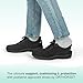 Orthofeet Men's Orthopedic Black Knit Yari Hands-Free Sneakers, Size 13
