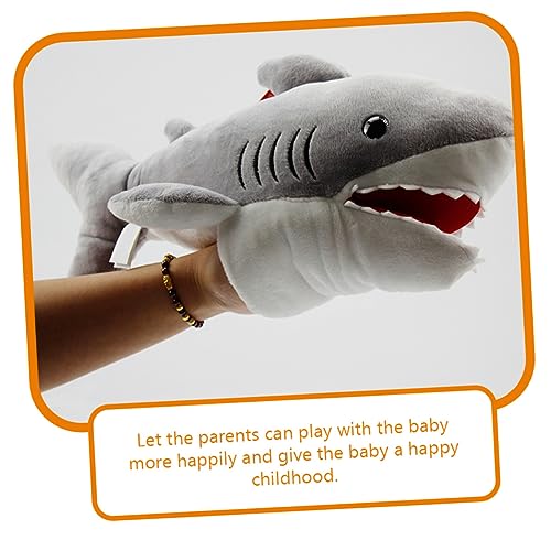 BESTOYARD Fantoche De Tubarão Fantoche De Mão Realista Fantoche De Mão Colorido Animal Engraçado Fan