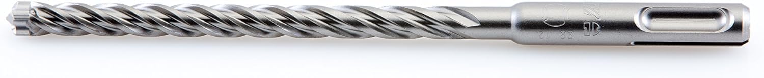 Wurth - Set di 10 punte da trapano per calcestruzzo SDS Plus, 5 mm, quadro-L Vario, 115/50 mm, testa in carburo monoblocco 4 punte per cemento armato e materiali duri, foratura precisa e