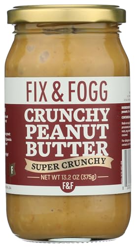 Fix And Fogg, Peanut Butter Crunchy Super, 13.2 Ounce