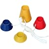 4 Pack Jumbo Winter Golf Tees - 4 Colours with Different Heights - Ideal for Freezing Days - Travel Accessories