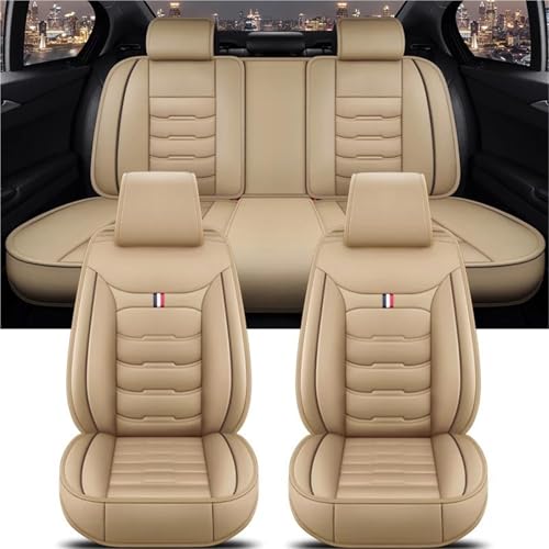 Housse de siège de voiture pour Mercedes Classe C W204 W205 S204 Berline et Break Beige
