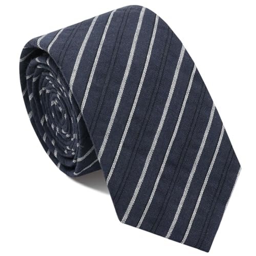 Cravate fine homme coton lin robe quotidienne marié garçon d'honneur