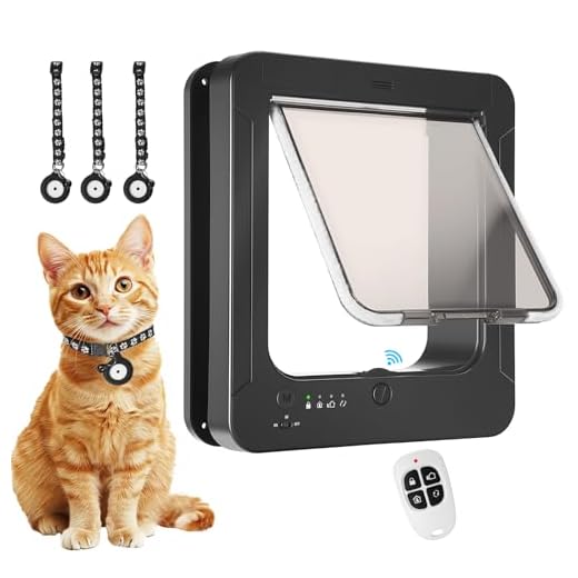 Microchip Cat Door with Remote Control