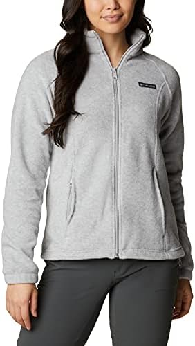 Columbia Women's Benton Springs Full Zip, Cirrus Grey Heather, Medium