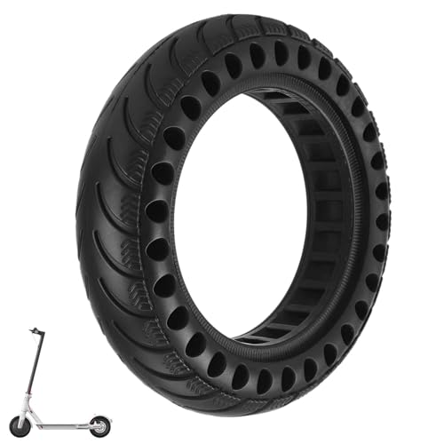 Prodrocam 9x2,125 Vollreifen für Xiaomi M365 Elektroroller 9 Zoll Soft Vollgummireifen Solide Reifen Vorne oder Hinten Roller Ersatzreifen Wabenreifen, Innennut 37mm (Schwarz*1)