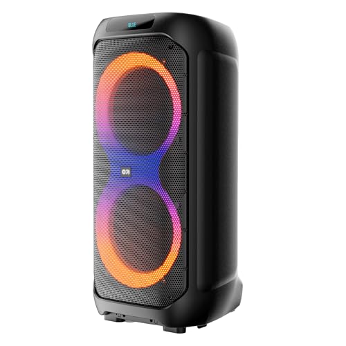 GOBOULT Just Launched Partybox X200 with Dynamic RGB LED Panel, 160Watt, Upto 70 Hrs Playtime, Bluetooth Speaker, Karaoke Mic Input, Portable Speaker, Pro Control Panel, USB, TF Card, AUX Compatible