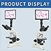 KOPPACE 40X-1600X Electronic Biology Laboratory Microscope 2 Million Pixels 9-inch HD Display
