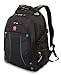 SwissGear SA3118 Black with Blue Computer Backpack - Fits Most 15 Inch Laptops and Tablets