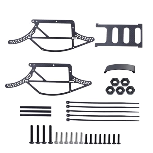Châssis carbone TRX4M 1/18 kit de mise à niveau pour RC Defender et Bronco DIY