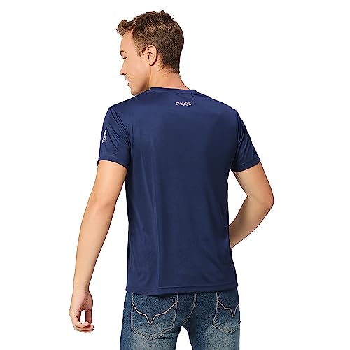 Image of playR x RR Halla BOL Tee - Men's Sports T-Shirt, Lightweight, Breathable Fabric, Comfortable Ideal for Training, Gym, Running, Match Days, Travel & Casual Wear for All Season