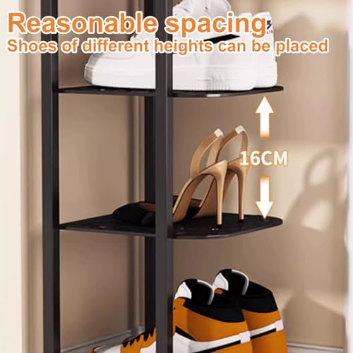 Étagère chaussures peu encombrante structure robuste en métal 10 niveaux - 6