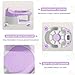 Baby Bath Seat for Babies 6 Months & up, Non-Slip Toddler Bath Seats for Babies Sitting Up, Safe Infant & Newborn Bathtub Chair with 4 Suction Cups & Soft Cushion for Shower,Lavender