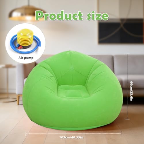 Puf hinchable sillón sofá de playa de aire impermeable para viajes y camping 4