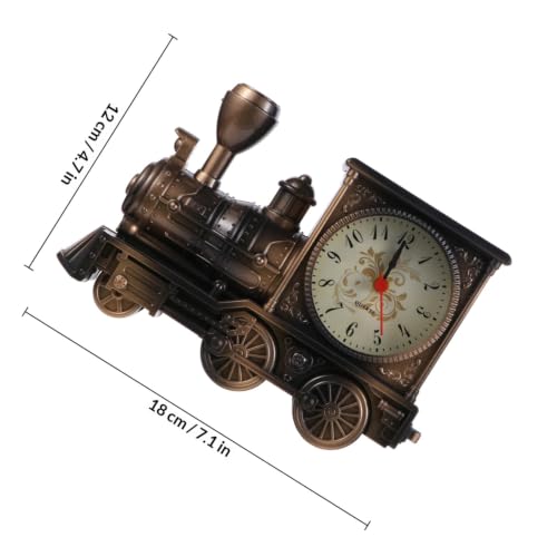 Reloj de tren de lujo dorado con acabados premium y diseño creativo de alta durabilidad 3