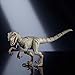 Mattel Jurassic World Hammond Collection Dinosaur Action Figure Toy, Atrociraptor Ghost, Premium Movie Design with Glass Eyes & 14 Points Articulation
