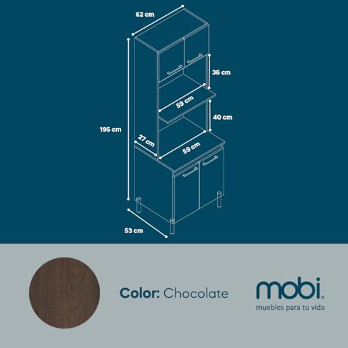 Cocina, mueble cocina madera Marca Mobi Muebles para tu Vida (2)