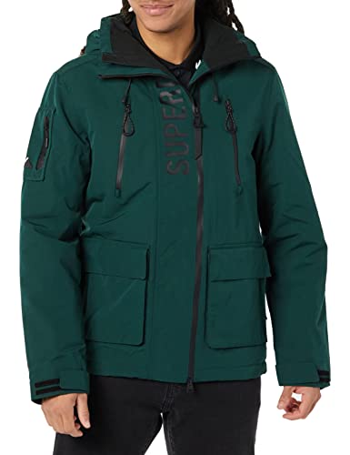 Superdry Men's Ultimate Windcheater, Bottle Green Black, X-Large #TOP7