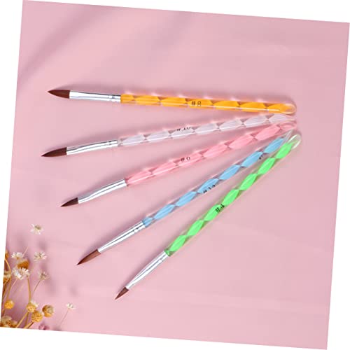Set de arte de uñas con 5 piezas y bolígrafo cristal espiral miniatura 5