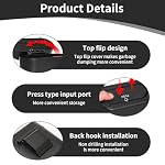 Car Trash Can with Lid, Leakproof Mini Garbage Bin for Car – Compact Design with Self-Closing Lid, Waterproof & Easy to Clean, Includes Trash Bags for Door Pocket, Cup Holder, or Office Desk (1) - Image 4