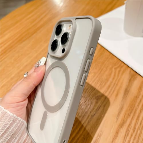Coque transparente iPhone antichoc et aimantée candy bleu